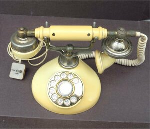 レトロ電話機　ダイヤル式　ジャンク