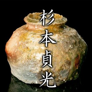 【MG凛】『杉本貞光』 信楽小壷 共箱 共布《本物保証》の画像1