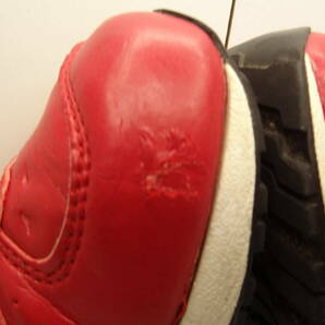 全国送料無料 ニューバランス new balance 576 子供靴キッズ女の子 赤色 レザータイプ素材ランニングスニーカーシューズ 21cmの画像5