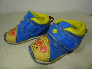  бесплатная доставка по всей стране Anpanman moon Star производства ребенок обувь Kids baby мужчина & девочка синий цвет сетка материалы бег модель спортивные туфли обувь 13.5cmEE