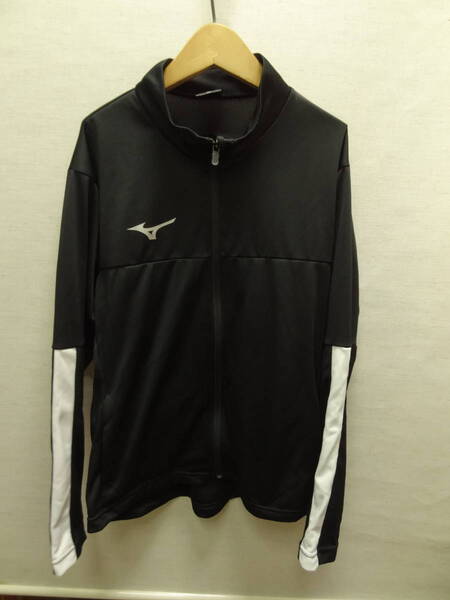 全国送料無料 ミズノ MIZUNO ランバード 子供服キッズ 男&女の子 黒色 ポリエステル100%素材 サッカー等スポーツジャージトップス 160