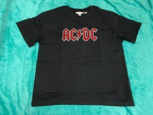 AC/DC Tシャツ H&M 女性用 S ビッグシルエット ビッグサイズ バンドT ロックT Back in Black For Those About to rock High Voltage