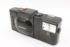 《動作保証》 オリンパス OLYMPUS XA D.ZUIKO 35mm F3.5 +A11 フラッシュ付　コンパクト フィルムカメラ -#U537