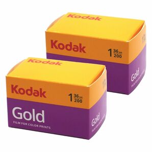 コダック　Kodak Gold 200 36枚撮り2本 ネガカラーフィルム