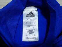 ☆adidas　☆アディダス　☆スポーツウエア　☆トレーニングウエア　☆モックネックプルオーバー　☆ブルー　☆伸縮性あり　☆M _画像8