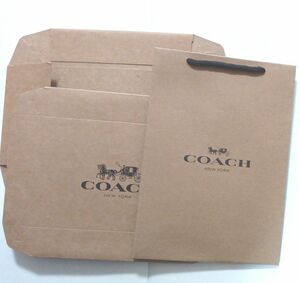 COACH 紙袋 +ギフトボックス　セット売り