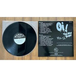 LP 限定盤 LIMITED EDITION UK盤 PUNK レコード V.A. / Oi! The New Breed Vol.2 STEP LP 48・Guttersnipe・The Oppressed!・Distortionの画像4