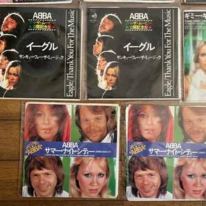 EP 日本盤 国内盤 見本盤 含む レコード ABBA アバ まとめて 15枚セット Voulez-Vous The Name Of The Game Eagle Summer Night City etc.の画像5