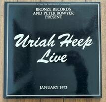 2LP LP UK盤 見開きJKT レコード Uriah Heep / Uriah Heep Live ISLD 1 ユーライア・ヒープ / ライブ_画像1