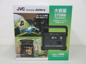 未使用品　JVCケンウッド　ポータブル電源　BN-RB37-C　ブラック　Jackery　大容量375Wh（104,400mAh）　#59225