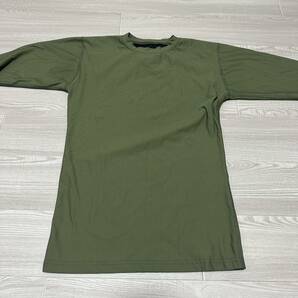 沖縄 米軍実物 USMC DRI-DUKE Tシャツ トレーニング ランニング OD SMALL (管理番号CDE212)の画像2