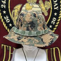 沖縄 海兵隊 米軍実物 USMC ウッドランドマーパット ブーニーハット キャンプ サバゲーRECON/MARSOC LARGE (管理番号CCC59)_画像1