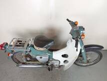 【HONDA Super Cub 50 スーパーカブ C50】クランキングOK レストアベース 鍵/書類有 旧車 6V 鉄カブ あんどんカブ 上行燈【埼玉/熊谷】P314_画像4