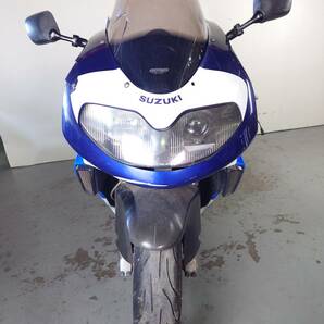 【SUZUKI TL1000R 逆車】1円スタート! クランキングOK 部品取り車 鍵/書類無 旧車 フルパワー？(TL1000S SV1000S VT52A【埼玉/熊谷】P436の画像5