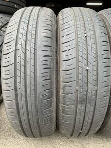 夏タイヤ2本セット ダンロップ ENASAVE EC300+ 165/65R14 2021年