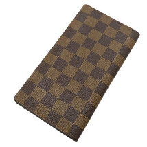 ルイヴィトン 財布 LOUIS VUITTON ダミエ ポルト・バルール・カルト・クレディ 長財布 札入れ ブラウン N61823 OJ10147_画像6