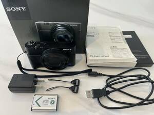 超美品!USEDSONY DSC-RX100格安スタート!高画素コンパクトデジカメ!使用感無く付属品完備!1.0型センサ-サイバーショット