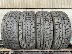 ソ4087　送料無料☆深溝スタッドレス　DUNLOP ダンロップ WINTER MAXX WM02　225/55R17 97Q　4本価格　2本2018年製/2本2019年製