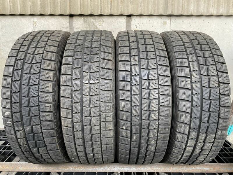 タ4116　送料無料☆深溝スタッドレス　DUNLOP ダンロップ WINTER MAXX WM01　205/60R16 92Q　4本価格　2019年製