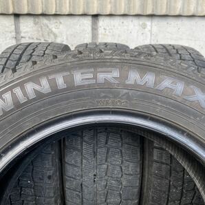 ム4311 送料無料☆深溝スタッドレス DUNLOP ダンロップ WINTER MAXX WM02 205/60R16 92Q 4本価格 2本2019年製/2本2018年製の画像9