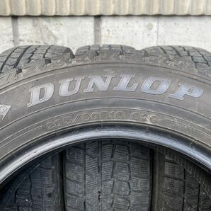 ム4311 送料無料☆深溝スタッドレス DUNLOP ダンロップ WINTER MAXX WM02 205/60R16 92Q 4本価格 2本2019年製/2本2018年製の画像8