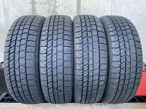 A4313　送料無料☆薄イボ付き美品　GOODYEAR ICENAVI8　155/65R14 75Q　4本価格　2022年製_画像1