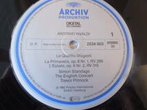 (独アルヒーブ名盤)ピノック・イングリッシュコンセルトの(ヴィヴァルディ四季)1982年デジタル録音数あるオリジナル楽器四季の中でも白眉_画像5