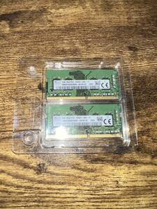 SKHynix 8GB DDR4 2666MHz PC4-21300 2枚組 1セット 16GB DDR4 ノート用メモリ