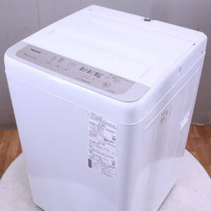 洗濯機 Panasonic NA-F50B13 big wave wash 5kg 中古美品 クリーニング済み 2019年製 全自動洗濯機■(F8923)の画像1