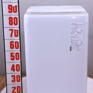 洗濯機 Panasonic NA-F50B13 big wave wash 5kg 中古美品 クリーニング済み 2019年製 全自動洗濯機■(F8923)の画像2