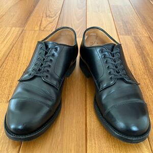 WHEEL ROBE ウィールローブ STRAIGHT TIP BLUCHER 15073 US 8 D ブラック クロムエクセル ストレートチップ ローリングダブトリオ