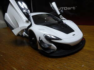  1/18 オートアート McLAREN 650S GT3 マクラーレン　白　新品　未使用　未展示