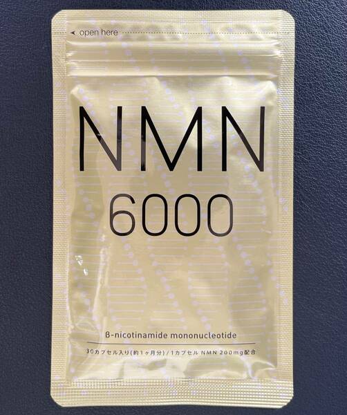 【送料無料】NMN 6000 約1ヶ月分(30カプセル入り×1袋)　日本製造　純度100%　サプリメント　シードコムス
