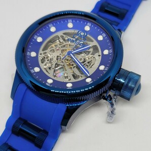 【何から何まで思いっ切り青(*≧∇≦)ノ☆～】Invicta インビクタ 40743 51.5mm プロダイバー オートマチック スケルトンダイヤル ブルー