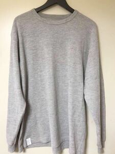 DESCENDANT/GAUFRE WAFFLE LS (GRAY) サイズ2 グレー サーマル ワッフル カットソー ディセンダント グレー descendant