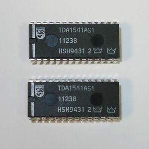 PHILIPS TDA-1541A S1 ダブルクラウン 2個セット 16bit D/Aコンバーターチップ DAC 同一ロット 新品 
