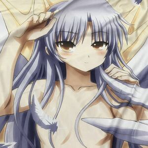 ワクワク1円♪3重包装&すぐ発送♪ 中古品Angel Beats! 立華かなで抱き枕カバー ビジュアルアーツ