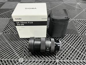 SIGMA シグマ 24-70mm F2.8 DG DNフィルターサイズ:82mm Sony E-mount ソニー SONY 一眼レフ ミラーレス一眼 美品 
