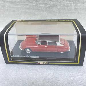 未展示　VITESSE 23507 1960 citroen DS19 Rouge esterel ミニカー 1/43