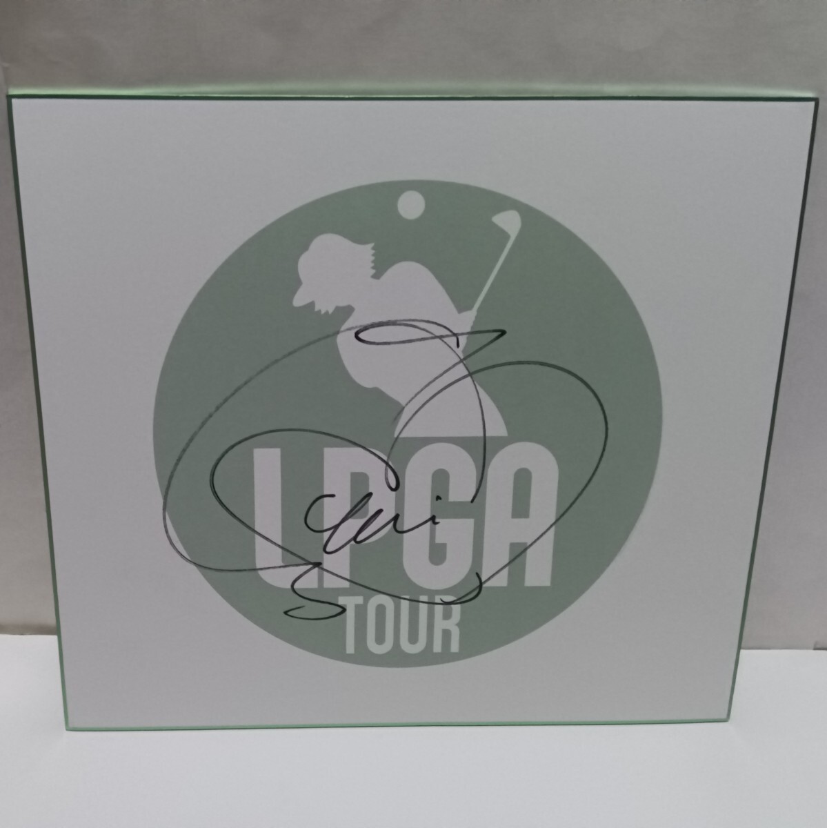 女子高尔夫球 川本优亲笔签名彩色纸(LPGA 官方) JLPGA 女子职业高尔夫球手, 按运动分类, 高尔夫球, 其他的