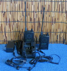ALINCO DJ-R100D x2 特定小電力無線機/多機能 同時通話連絡SISTEM G770JR