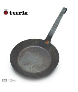 ターク TURK 65524 フライパン キッチン用品 クラシックフライパン 24cm 鉄製 IH対応 ドイツ キャンプ スキレット 料理 クッカー Classic Frying pan