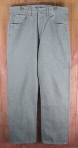 LYP18350 Levi's リーバイス 501 デニムパンツジーンズ メキシコ製 00501-1403 グレー系 W33 美品