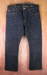 YP18281 RRL ダブルアールエル ジーンズ デニムパンツ スリム ブーツカット USA製 W36 美品