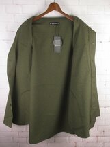 MAJ24236 Upscape Audience アップスケープオーディエンス ラナテック レイ ウールライク カルゼ サファリシャツコート AUD7167 XL 未使用_画像3