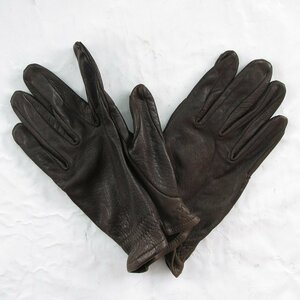 MFO16703 THE FLAT HEAD Flat Head leather glove gloves brown group S( click post possible )