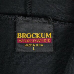 LAT8124 90s Guns N' Roses ガンズ・アンド・ローゼズ 長袖Tシャツ パーカー BROCKUM ブロッカム USA製 ロックT ブラック Lの画像3