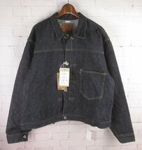 AJ24293 WAREHOUSE ウエアハウス ダックディガー DD-S2001XX NEW DENIM (WW II MODEL) ONE WASH デニムジャケット ジージャン 48 未使用_画像1