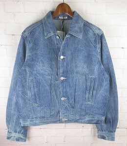 MAJ24218 AURALEE オーラリー SELVEDGE FADED LIGHT DENIM BLOUSON デニムブルゾン ジャケット 3 未使用