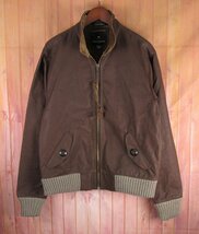 FJ24085 Nigel Cabourn ナイジェルケーボン olmetex ハリントンジャケット イギリス製 ブラウン系 50 美品_画像1